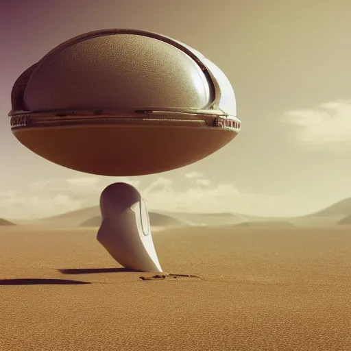 Image similar to photo realistic, hyper realistic, ufo city desert alien, white cloth desert, electronic ufo battle, evil sphere cyborg ufo alien spaceship, with white milky clouds hanging from it, fantasy art, octane render, caustics, zaha hadid, war lasers, alien landscape, cinematic composition, octane render,, 8 k, artstation trending, fibonacci composition