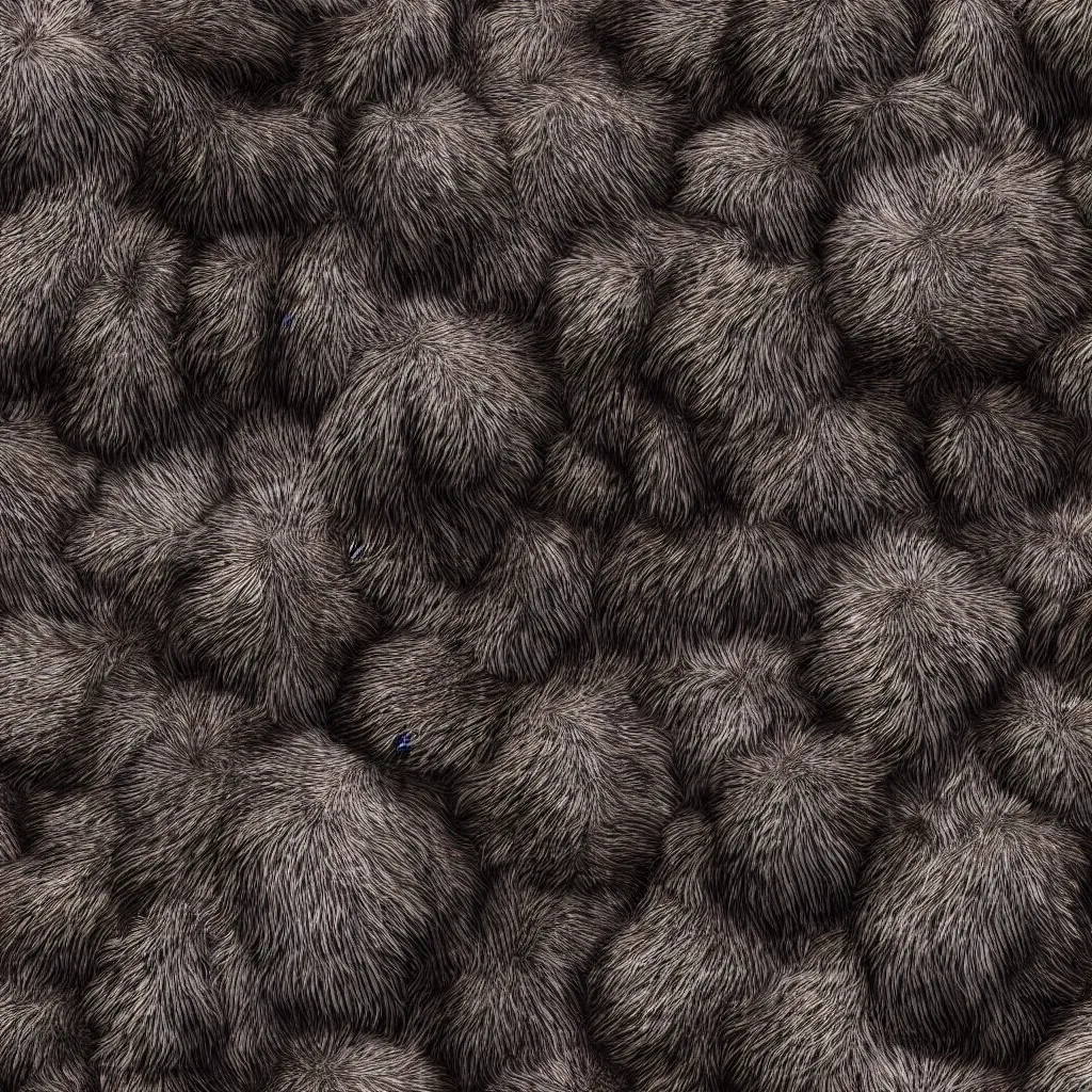 Prompt: 4k, repeating pattern of bear fur, Unreal Engine 5, octane rendered