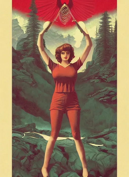 Image similar to twin peaks poster art, old retro pulp, by michael whelan, rossetti bouguereau, artgerm, nostalgic, old fashioned, of the physical embodiment of the concept of rot