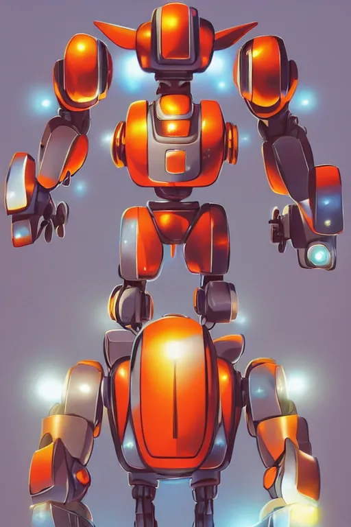 Image similar to metabots medabots medarotto medarot robot minimalist comics, behance hd by jesper ejsing, by rhads, makoto shinkai and lois van baarle, ilya kuvshinov, rossdraws global illumination ray tracing hdr radiating a glowing aura