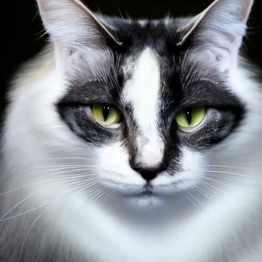 Image similar to american curl cat portrait