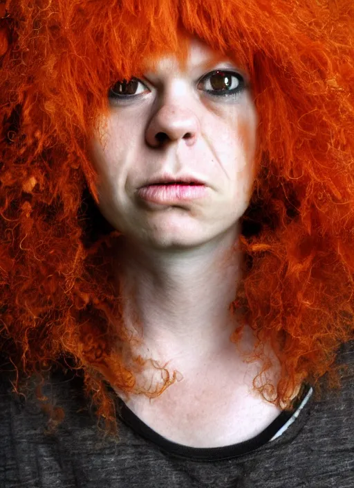 Prompt: Emo carrot top, photo portrait trending on Flickr