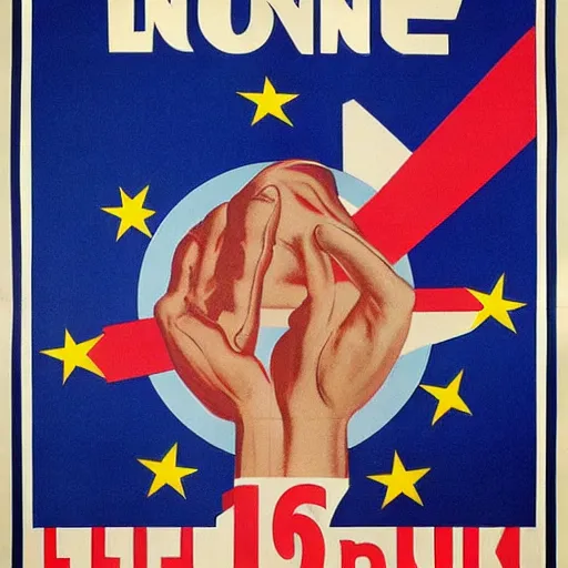 Image similar to 1 9 3 0 propaganda poster european union