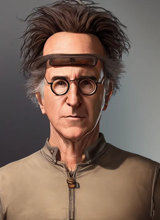 Prompt: an epic fantasy comic book style portrait painting of Larry David, unreal 5, DAZ, hyper realistic, octane render, dynamic lighting