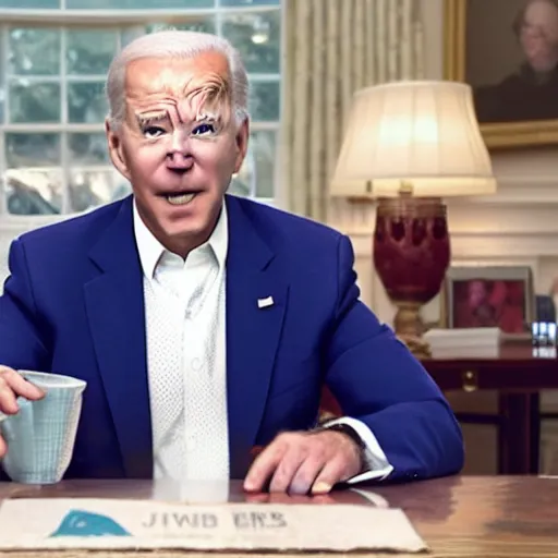 Image similar to film still of biden in the new mean girls movie, 4 k