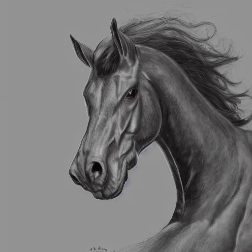 Image similar to strong horse, trending on artstation, high quality, detailed