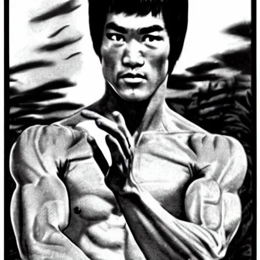 Prompt: bruce lee