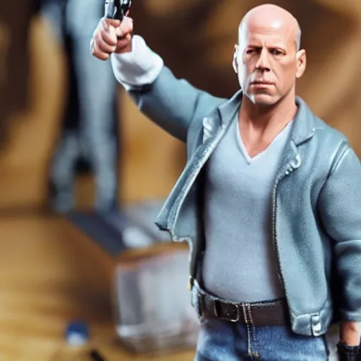 Image similar to bruce willis as an action figure.