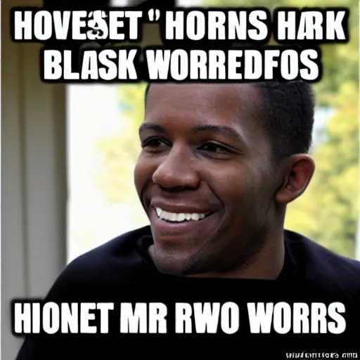 Image similar to honest hard working black man
