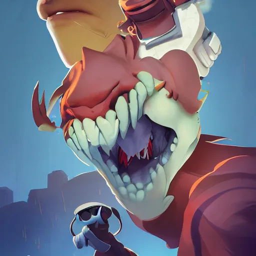 Image similar to face icon stylized minimalist street sharks, loftis, cory behance hd by jesper ejsing, by rhads, makoto shinkai and lois van baarle, ilya kuvshinov, rossdraws global illumination