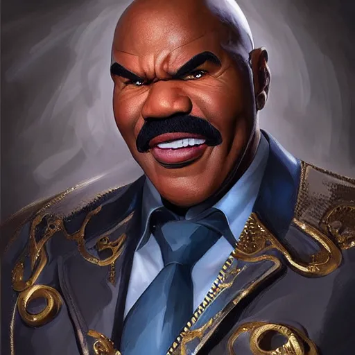 Prompt: ultra realistic steve harvey as balrog from street fighter, portrait, 4 k, ultra realistic, detailed focused art by artgerm and greg rutkowski and alphonse mucha