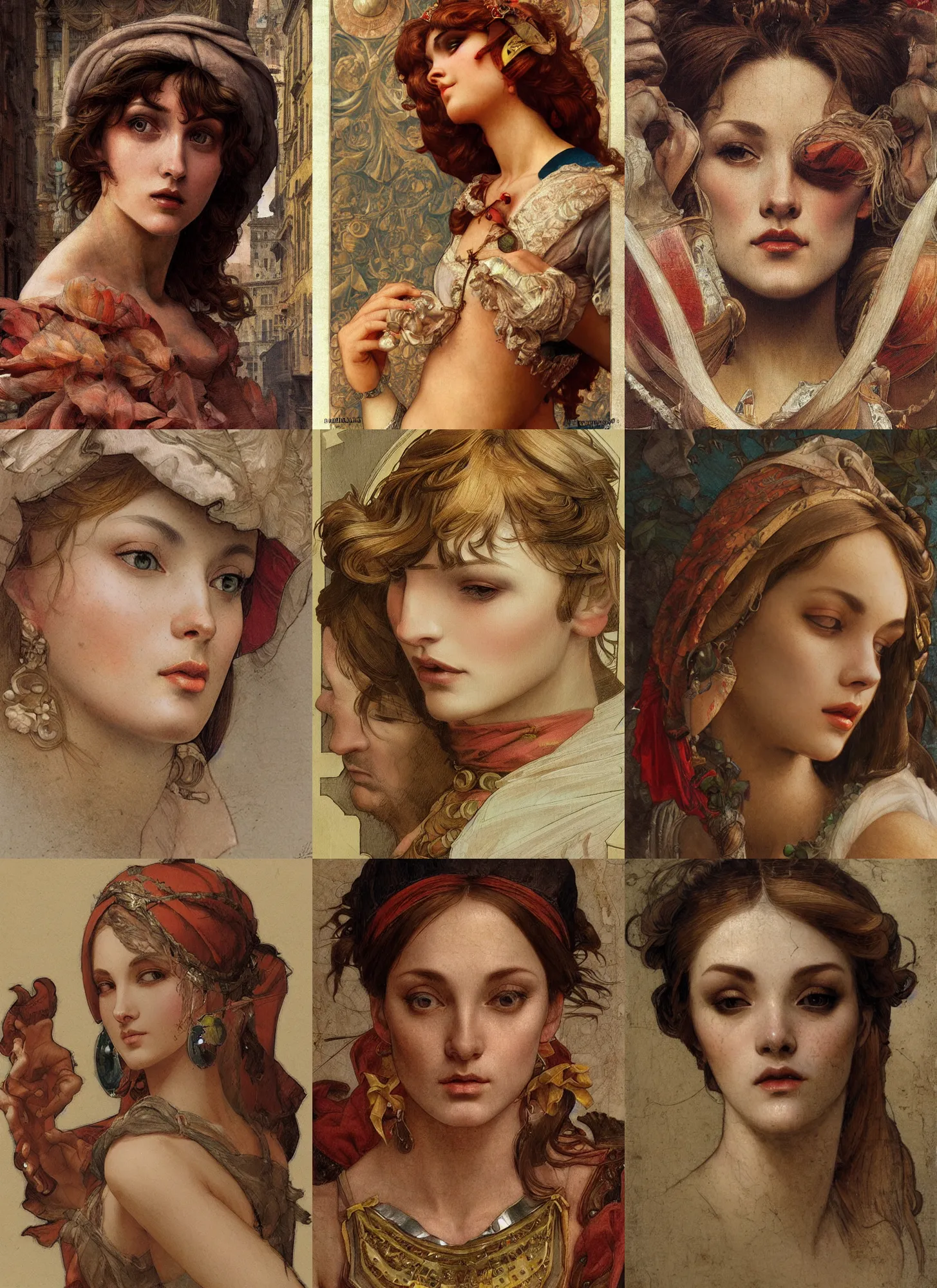 Prompt: italian close-up renaissance workshop, highly detailed, artstation, concept art, sharp focus, illustration, rutkowski, mucha