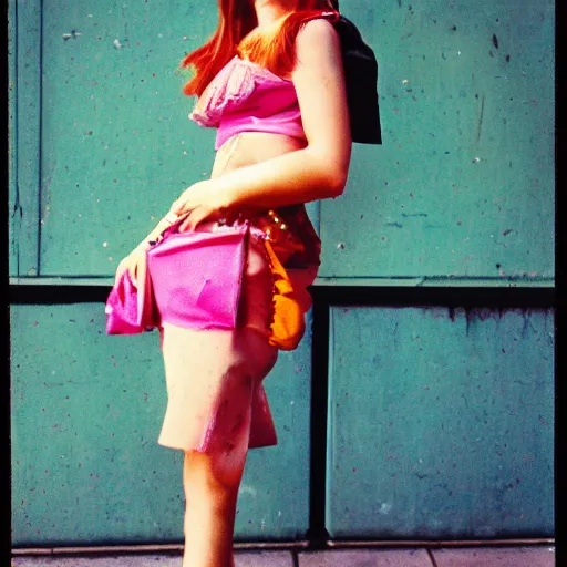 Image similar to girl, kodak ektachrome,