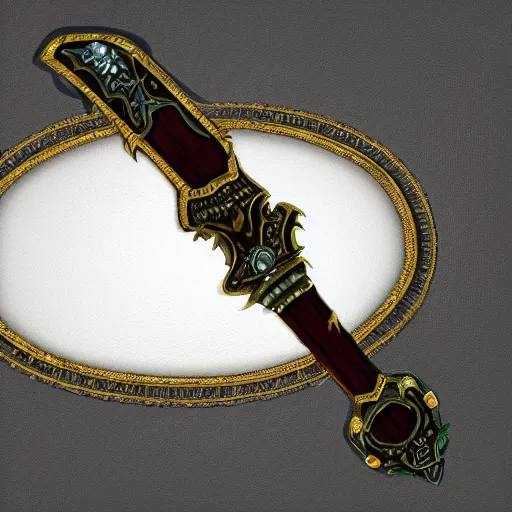 Prompt: an opulent and elegant hatchet, rpg item, fantasy concept art