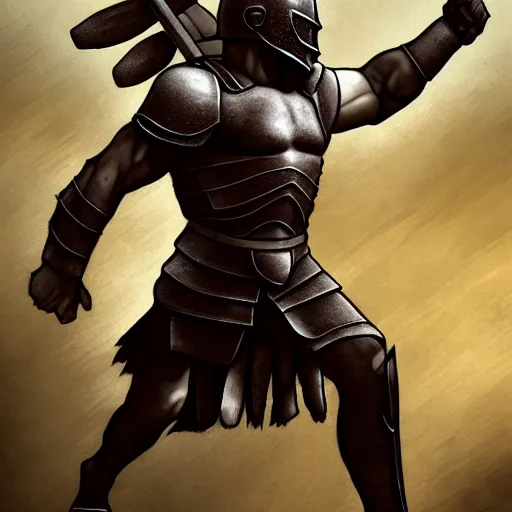 Prompt: a spartan warrior by steve argyle,