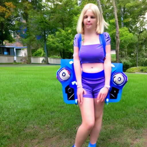 Image similar to woman in gamecube outfit