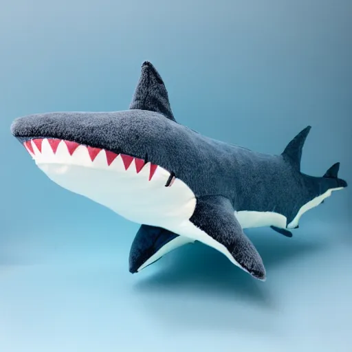 Image similar to cute shark stuffed animal