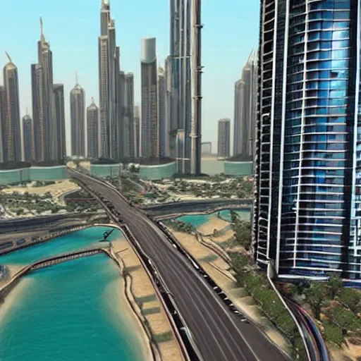 Image similar to gta : dubai, elegant