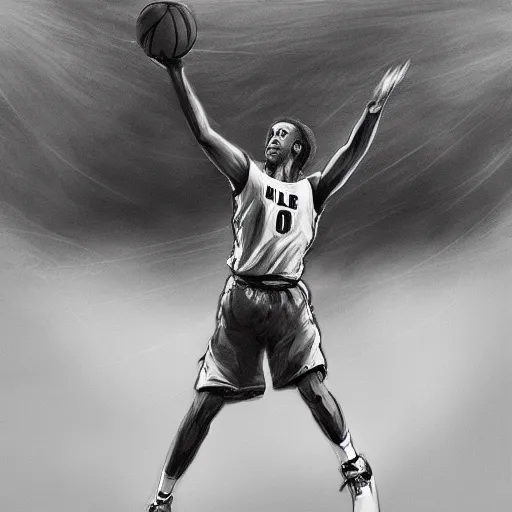 Image similar to Biden playing basketball, digital art , highly detailed , high contrast, beautiful lighting, award winning , trending on art station, photorealistic, 8k