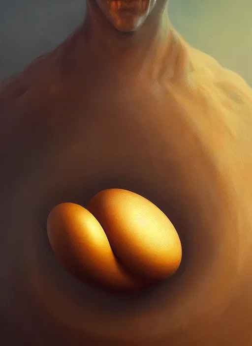 Prompt: adamant egg and andel shine hyperrealism, no blur, 4 k resolution, ultra detailed, style of michelangelo, anato finnstark, edward robert hughes