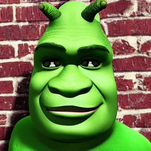 Prompt: a children's bag inspired and themed by shrek's design, a bag in the shape of shrek, high quality product, product design, sherek head design as a bottle,