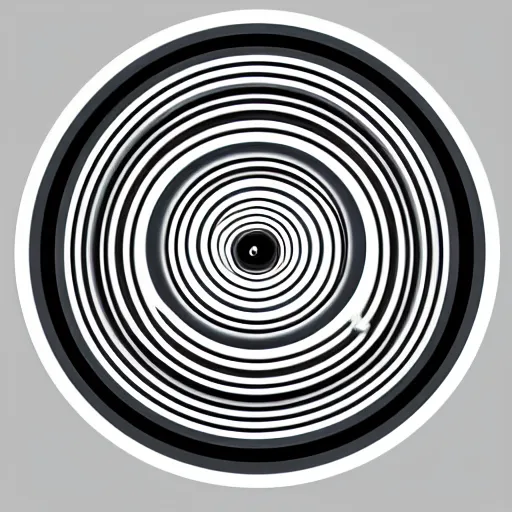 Prompt: concentric circle in the style of Issey miyake