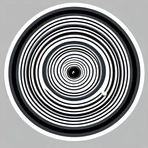 Image similar to concentric circle in the style of Issey miyake