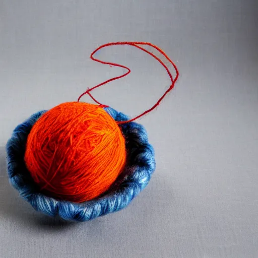Image similar to dragon holding ball of yarn