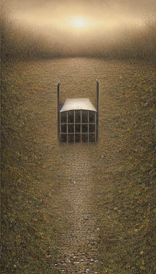 Prompt: The end of an organism, by lee madgwick