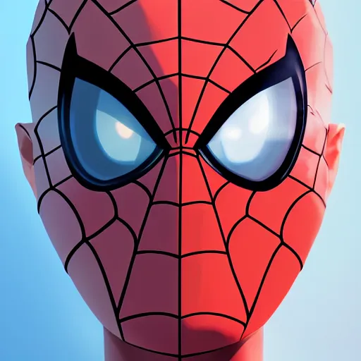 Image similar to face icon stylized minimalist spiderman, loftis, cory behance hd by jesper ejsing, by rhads, makoto shinkai and lois van baarle, ilya kuvshinov, rossdraws global illumination