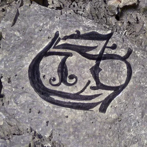 Prompt: ring inscription in tengwar