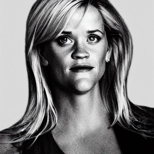 Image similar to a pile of rice double exposure reece witherspoon face