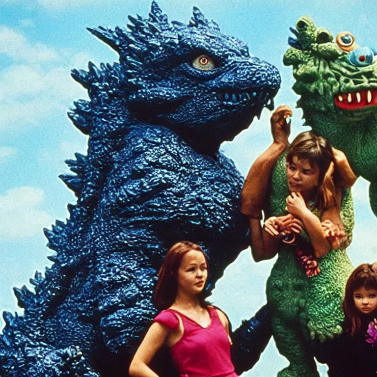 Image similar to Godzilla, Barney & Friends (1992)