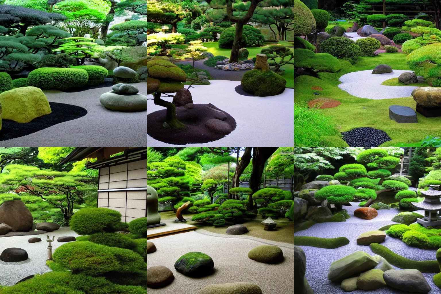 Prompt: japanese zen garden