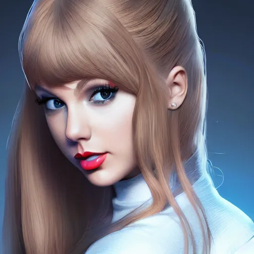 Image similar to Ariana Grande cosplaying as Taylor Swift, 8k octane render, by Artgerm, deviantart