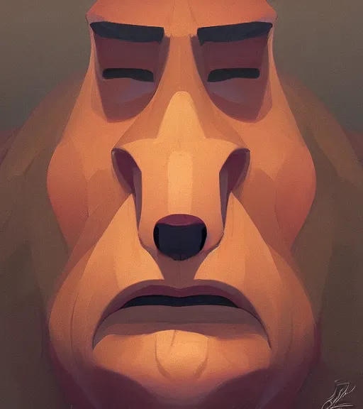 Image similar to face icon stylized minimalist big foot, loftis, cory behance hd by jesper ejsing, by rhads, makoto shinkai and lois van baarle, ilya kuvshinov, rossdraws global illumination