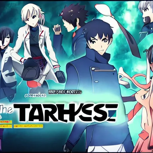 Image similar to The Tharsis game as an anime