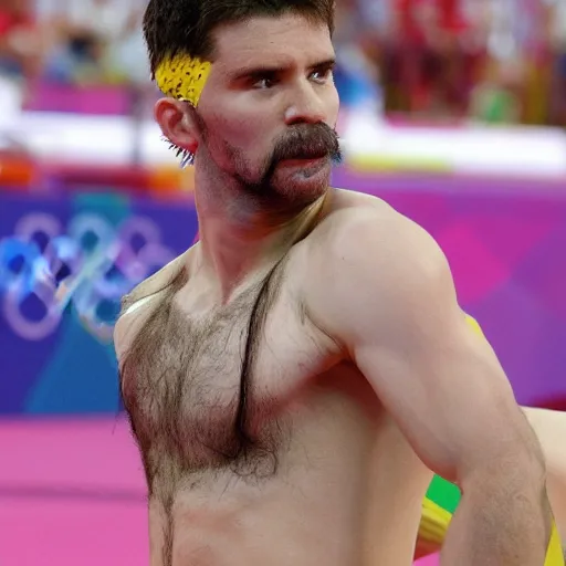 Image similar to hairy cobi from the Barcelona olympic games