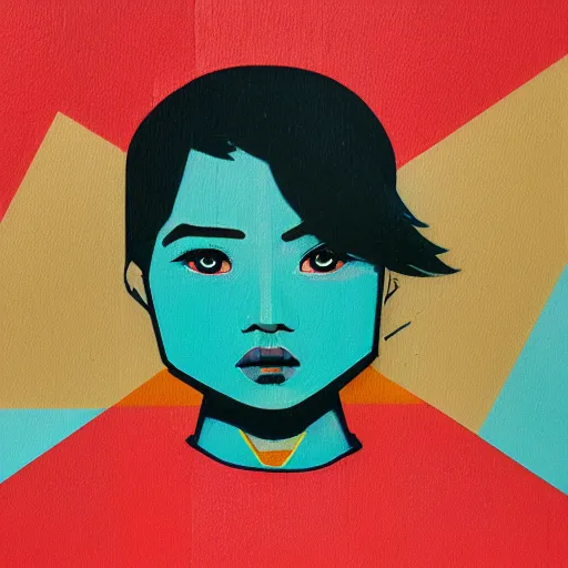 Prompt: Kidrobot profile picture by Sachin Teng, asymmetrical, Organic Painting , Matte Painting, geometric shapes, hard edges, graffiti, street art:2 by Sachin Teng:4