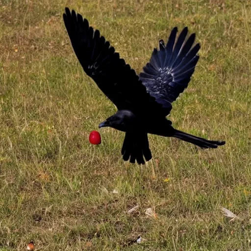 Prompt: crow flying out of old man's mouth