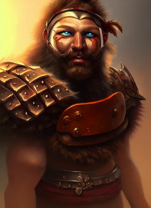 Image similar to a portrait of meoguard human male barbarian!!, fantasy, dungeons and dragons, an ultrafine detailed painting, detailed painting, boris valejo.