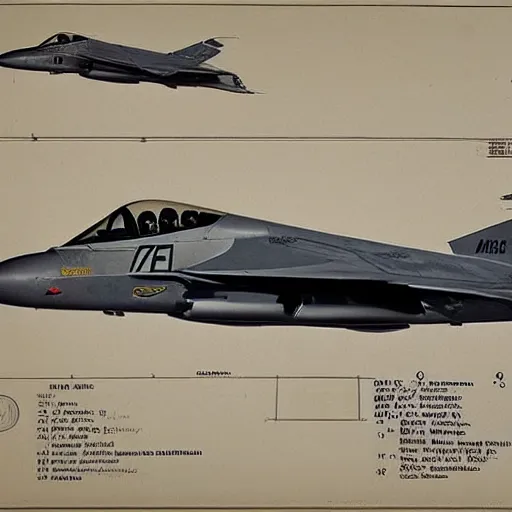 Image similar to Schematics drawing for the F-45 Firestorm Mk II Fighter Jets