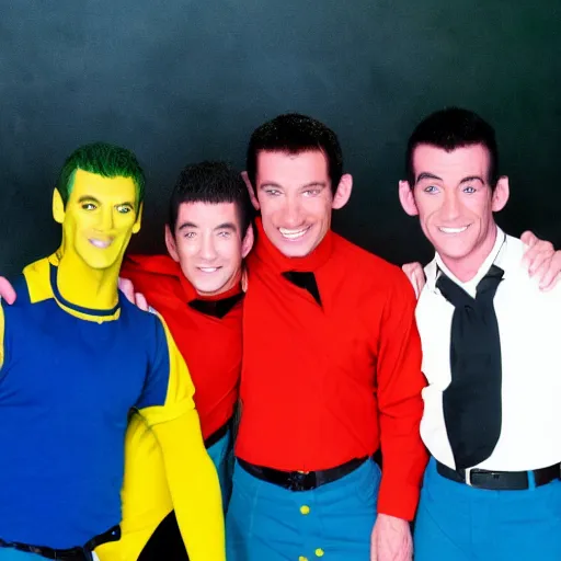 Prompt: The Wiggles at Mount Doom Lord of the Rings