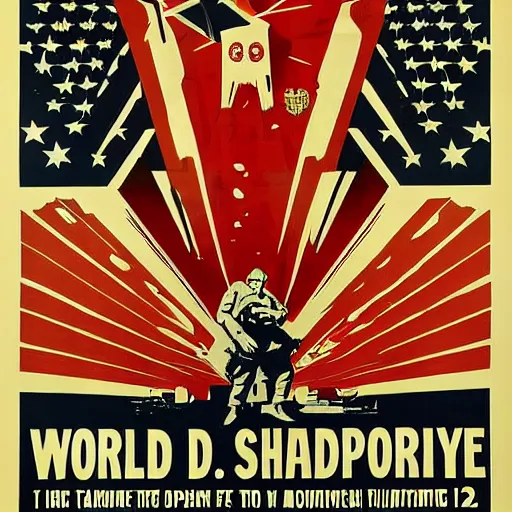 Image similar to World war 2 propaganda poster by Shepard Fairey, highly detailed and intricate, screen printing poster, 8k