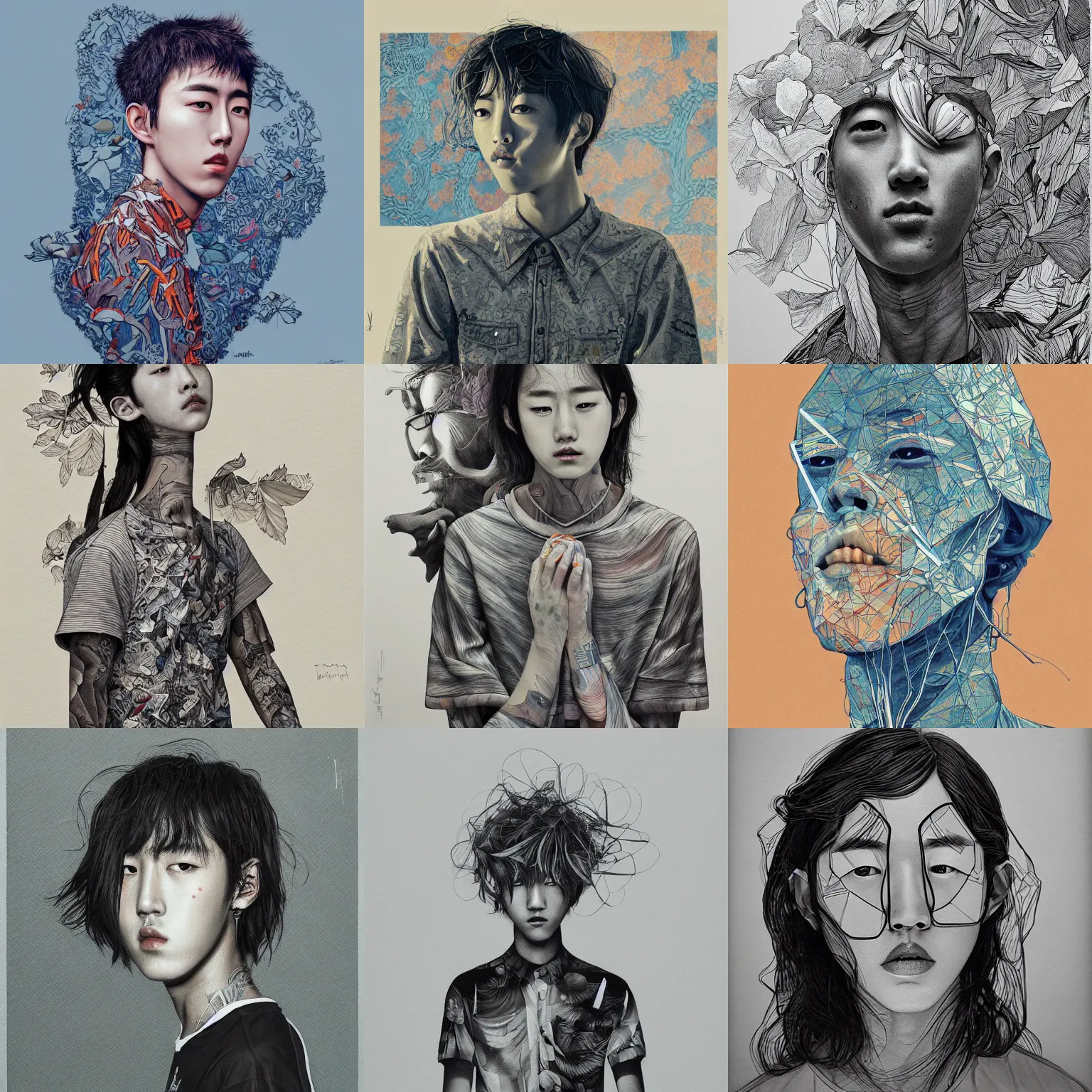 Prompt: mom : we have nam joo hyuk at home, an ultrafine detailed painting by james jean, behance contest winner, vanitas, angular, altermodern