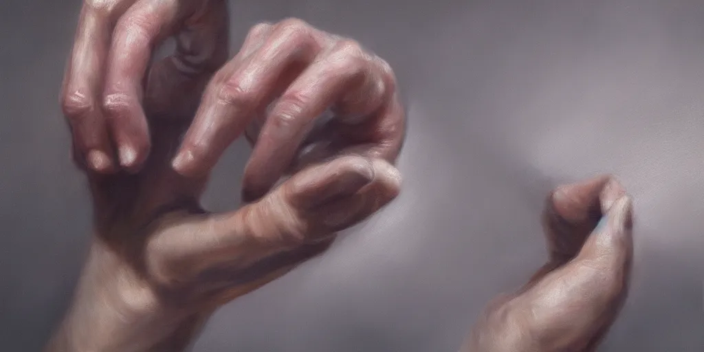 Image similar to a hand, cinematic lighting, detailed oil painting, hyperrealistic, 8k