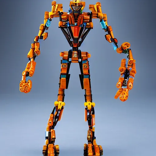 Prompt: william dafoe as a bionicle toy