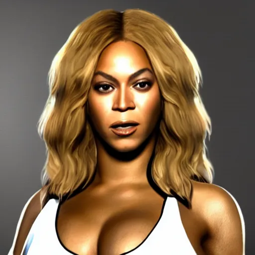 Prompt: Beyoncé as a video game character, unreal engine render, 4k