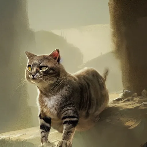 Prompt: still of a muscular anthrophomorphic man cat,digital art,ultra detailed,ultra realistic,art by greg rutkowski