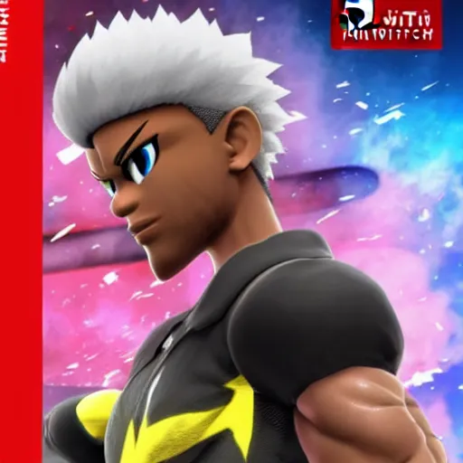 Image similar to etika as a playable character in super smash bros ultimate, Nintendo switch